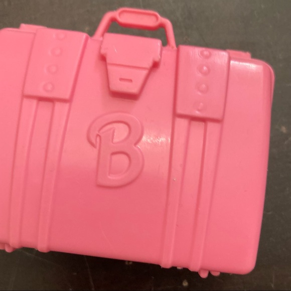 Barbie by Mattel Vintage 1970’s Fiery Felt Orange coat  and vintage suitcase - Picture 6 of 8